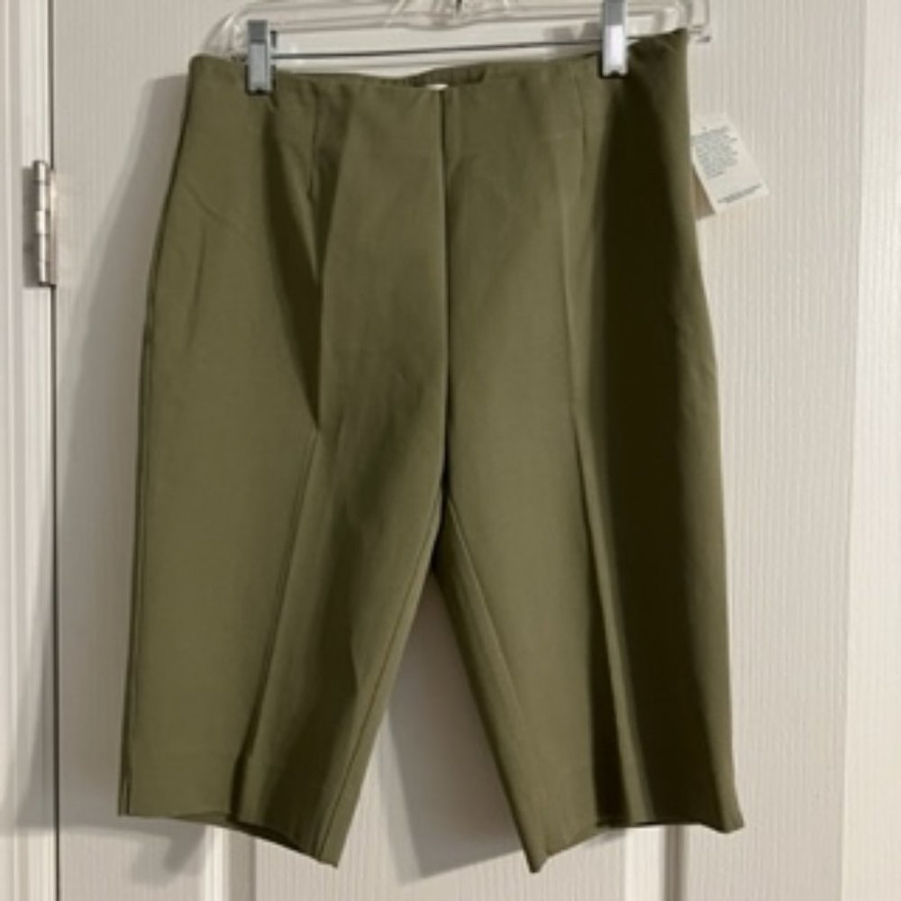Erika Women's Bermuda Shorts 4 Olive Color